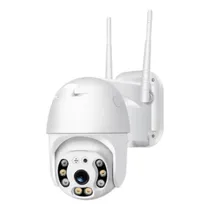 Camera de Segurança Smart Wifi VT-17657-75 / Wifi / HD / Microfone / Alarma / Detecção Humana / Visao Noturna / App Yoosee - Branco
