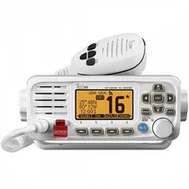 Rádio Icom ICM-330 Transceptor VHF Marítimo Disponível Em 2 Cores, Preta Ou Branca.​ ​​