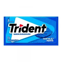 Chicletes Trident Brasileiro Hortelã 8G