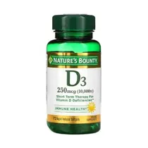 Vitamina D3 10.000 Iu Nature's Bounty 72 Softgels