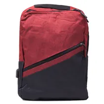 Mochila WT159-2 Preto/Bordo