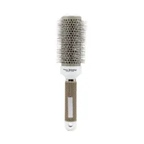 Escova de Cabelo Redonda Nano Technology-Ceramic+Ionic - 045 - Branco/Cinza