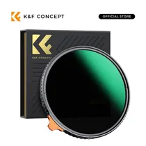 Filtro para Lente K&F HD ND2-ND400 Nano-X (KF01.2373) 37MM XV56 Variable/Fader
