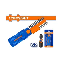 Kit de Puntas para Destornillador Wadfow WBS2602 12 Piezas