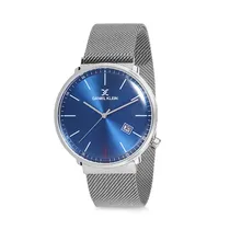 Relógio Analógico Masculino Daniel Klein Premium DK12243-6 - Prata e Azul
