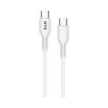 Cable Hye HYE30CC USB-C A USB-C 1M Blanco