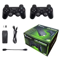 Console Blulory Game Stick Lite 4K 1000 Jogos 2 Controles Sem Fio - Preto