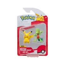 Jazwares Figura Pokémon Battle Fig. Pack Treecko + Pikachu Plastico Multicolor
