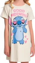 Camiseta Fakini Kids 10.25.02738 - Lilo & Stitch - Feminino