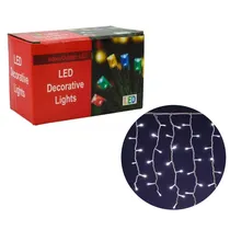 Luzes Pisca Pisca Cascata Natalina 240LED 6M Branco 110V