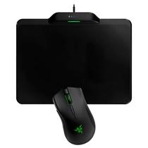 Mouse Gamer Razer Mamba Hyperflux + Mousepad Firefly Hyperflux - Preto (RZ83-02480100-B3U1)