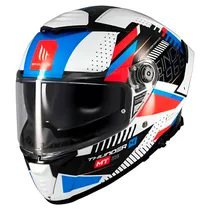Capacete MT Helmets Thunder 4 SV Luminence A7 - Fechado - Tamanho L - com Óculos Internos - Gloss