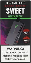 Vape Descartável Ignite Sweet Green Apple 40000 Puffs