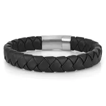 Pulseira Masculino Daniel Klein DKJ.14.10001-1 - Preto/Prata