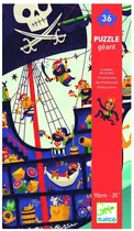 Quebra-Cabeça O Navio do Pirata Djeco (24 Peças) DJ07129