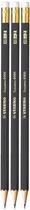Lápis Grafite Stabilo Swano 4909 HB-2 - Preto (3 Unidades)