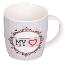 Caneca de Porcelana Utilux 8.5X9CM - Diferentes Desenhos