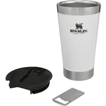 Copo Térmico Stanley Beer com Tampa Abridor 473ML Branco
