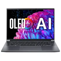 Notebook Acer Swift X 14 SFX14-72G-77NJ Intel Core Ultra 7 155H Tela Oled 2.8K 14.5" / 16GB de Ram / 1TB SSD / RTX4060 8GB - Steel Cinza (Ingles)