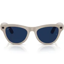 Óculos de Sol Ray Ban Meta Skyler RW4010 com Câmera/Wi-Fi - Shiny Chalky Gray/Transitions Sapphire