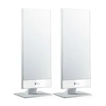 Caixa de Som Kef T101 WT Sstellite Slim Branca (Par)