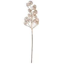 Ramo Natalino Dourado Brilhante 62 CM