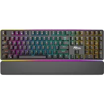 Teclado Mecânico Royal Kludge RK918 100% RGB Linear Switch Red - Black