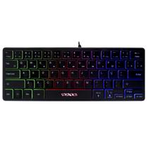 Teclado Satellite AK-871 Mini USB / RGB / Portugues - Preto