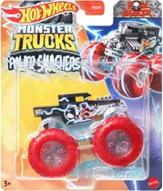 Hotwheels Monster Truck Power Smashers Bone Shaker Mattel - HYJ19-HYJ20