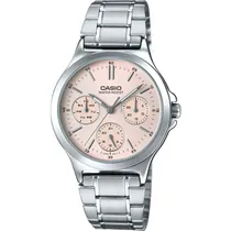 Relógio Casio LTP-V300D-4AUDF Analógico Feminino - Prata/Rosa