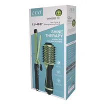 Escova Modeladora + Rizador 3X1 Avocado 3D Luo LU-4657 220V