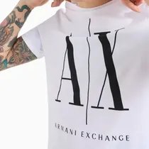 Armani Exchange Camiseta A.X 8NZTPAZJH4Z (T)s Whi/BLK/P