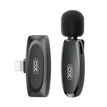 Microfone Sem Fio Xo MKF08B p/ Smartphone (Lightning) Black