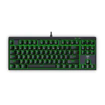 Teclado Gamer T-Dagger Corvette T-TGK302 Rainbow Switch Outemu Ingles – Preto