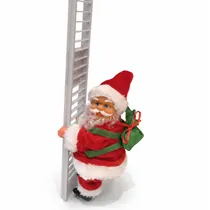 Enfeite de Natal Papai Noel L8-654 Sobe Escada 25CM