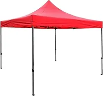 Gazebo Dobrável ML-4245 6 X 6M - Vermelho