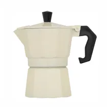 Cafeteira Italiana Alumínio 3 Xicaras 150ML Beig