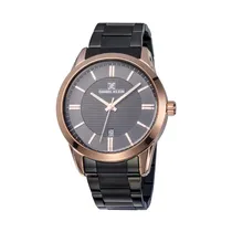 Relógio Analógico Masculino Daniel Klein Premium DK12014-4 - Preto/Rosa Ouro