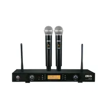 BLG Microfono Inalambrico UF-04 2MIC/Uhf Negro