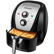Fritadeira Elétrica Mondial Mega Family AFN-80BI - 1900W - 8L - 220V 50/60HZ - Preto
