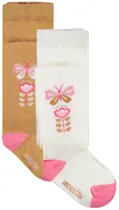 Meias Calça Bebê Orchestra AI0097-Ecr Caramel Folk Feminina (2 Pares)