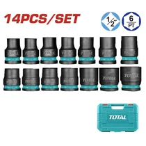 Jogo de Soquete de Impacto Total THISTD12141 14PÇS