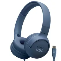 Fone de Ouvido JBL Tune 520C / com Fio - Azul