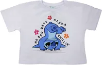 Blusa Fakini Kids 10.25.02633 - Lilo & Stitch - Feminino