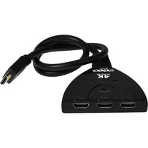 Satellite Switch HDMI A-HD10 4P 4K Negro