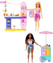 Boneca Barbie Paseio Na Praia Mattel - HNK99