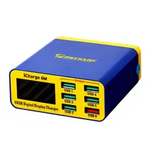 Mechanic Cargador Rapido Icharge 6M LCD Pantalla Digital