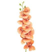 Orquídea Artificial Decorativa - Laranja