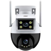 Camera IP Satellite A-CAM008D 2 Lentes HD 4 MP/ 2 Antenas/ Wi-Fi/ Microsd - Branco/ Preto