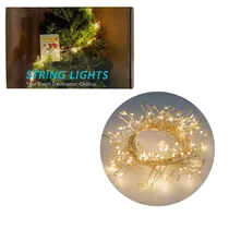 Luminária Pisca Pisca Linear 3M 100 LED 110V Amarelo